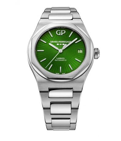 Girard-Perregaux Laureato 42 Automatic Stainless Steel Green Eternity Edition Replica Watch 81010-11-433-11A