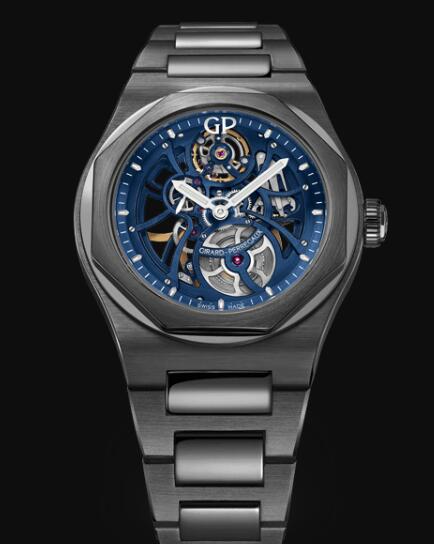 Girard Perregaux Laureato for sale Replica Watch SKELETON EARTH TO SKY EDITION 81015-32-432-32A