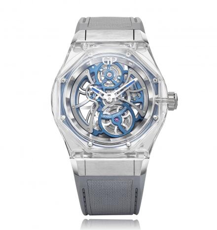 Girard-Perregaux Laureato Absolute Light Bucherer Blue Replica Watch 81071-43-431-FC6A