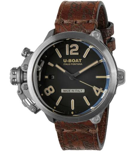 U-Boat Capsule 45 SS BK BE Replica Watch 8809