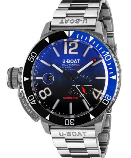 U-Boat Somerso Ceramic Blue/MT Replica Watch 9519/MT