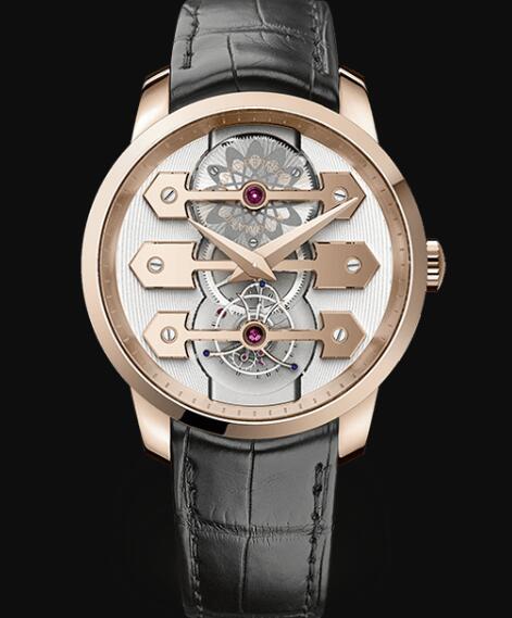 Girard Perregaux TOURBILLON WITH THREE GOLD BRIDGES 45 MM Replica Watch 99280-52-000-BA6E