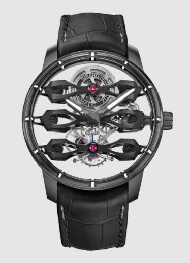 Girard Perregaux Tourbillon with Three Flying Bridges Aston Martin Edition Replica Watch 99296-21-001-BA6A