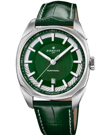 Perrelet LAB Peripheral 3-Hands Emerald Green Replica Watch A1100/5