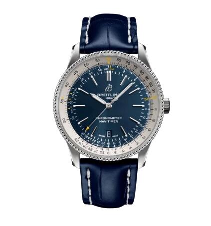 Breitling Navitimer Automatic 41 Automatic Stainless Steel Blue Boutique & Online Replica Watch A173266A1C1P1
