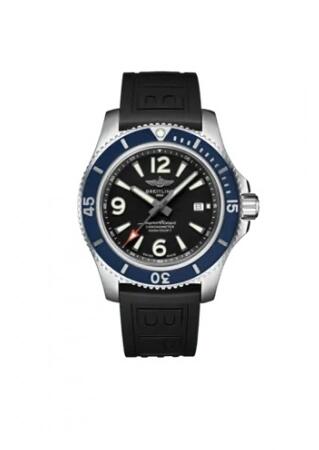 Breitling Superocean 44 Stainless Steel UK Edition Rubber Pin Replica Watch A173678A1B1S1