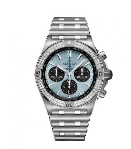 Breitling Chronomat B01 42 Stainless Steel - Diamond Replica Watch AB0134A21C1A1
