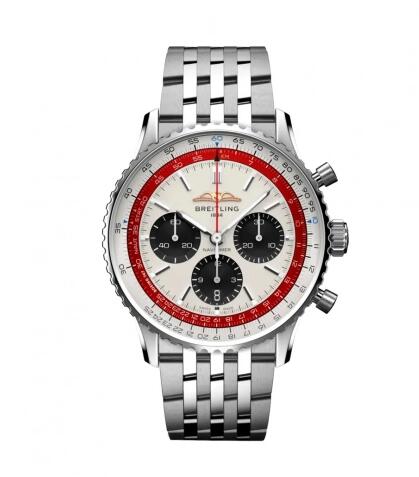 Breitling Navitimer B01 Chronograph 43 Stainless Steel Boeing 747 Bracelet Replica Watch AB01383B1G1A1