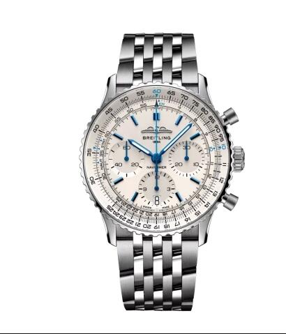 Breitling Navitimer B01 Chronograph 41 Stainless Steel White Boutique Bracelet Replica Watch AB0139A71G1A1 Breitling Navitimer B01 Chronograph 41 Stainless Steel White Boutique Bracelet Replica Watch AB0139A71G1A1