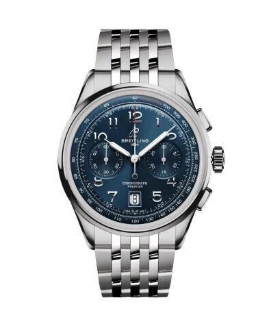 Breitling Premier B01 Chronograph 42 Stainless Steel Blue Bracelet AB0145171C1A1 Replica Watch