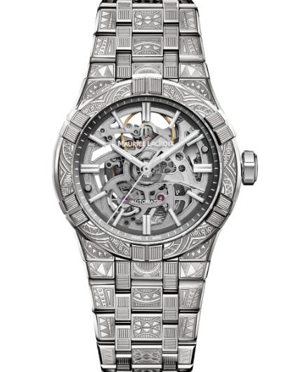 Maurice Lacroix Aikon Skeleton Urban Tribe Replica Watch AI6007-SS009-030-1