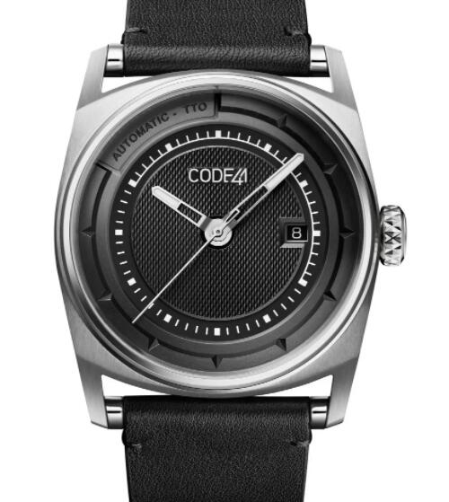 Code41 Anomaly-02 Steel, Black Dial Replica Watch AN02-IN-BK