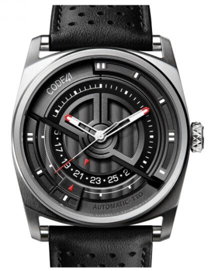 Code41 Anomaly Evolution Steel Black Dial Replica Watch AN03-38-IN-BK-RD