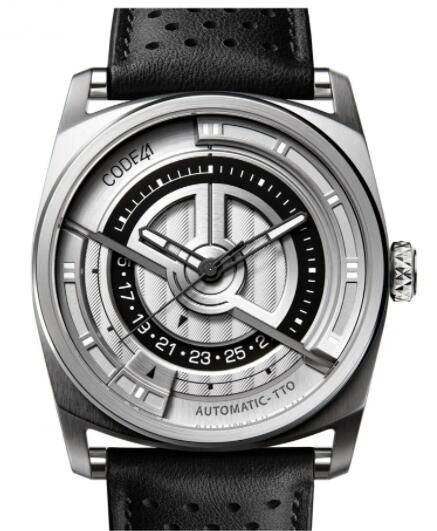 Code41 Anomaly Evolution Steel Silver Dial Replica Watch AN03-38-IN-SIL-BK