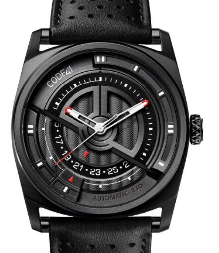 Code41 Anomaly Evolution Black PVD Replica Watch AN03-41,5-BK-BK-RD