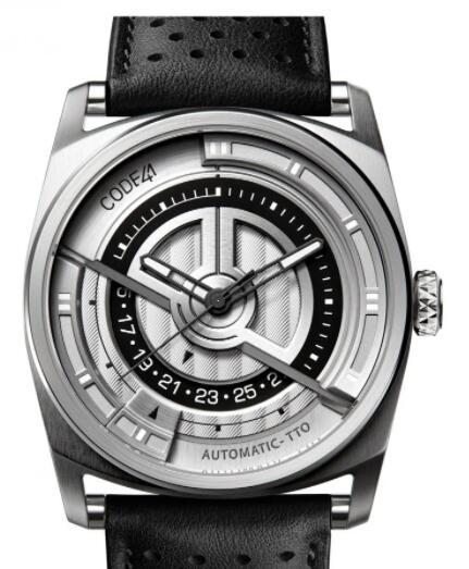 Code41 Anomaly Evolution Steel Silver Dial Replica Watch AN03-41,5-IN-SIL-BK