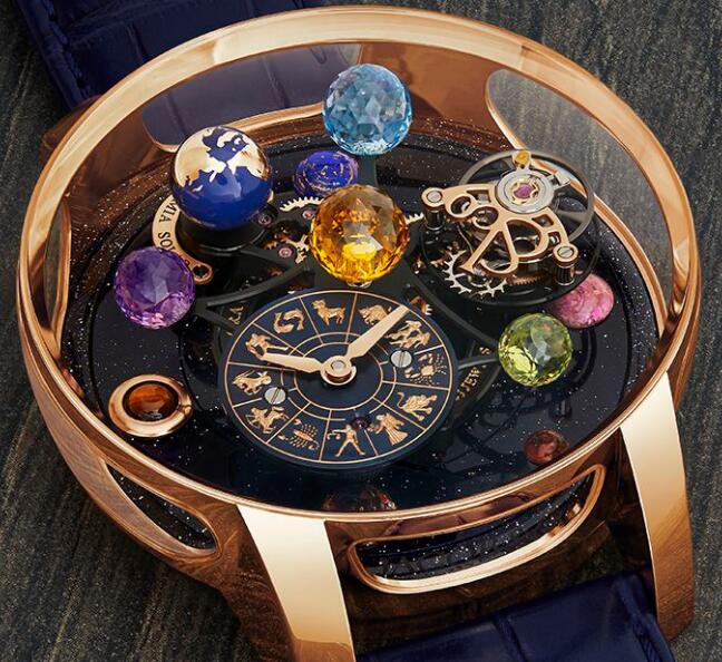 Jacob and Co Astronomia Replica Watch ASTRONOMIA SOLAR PLANETS - ZODIAC AS310.40.SP.ZK.A