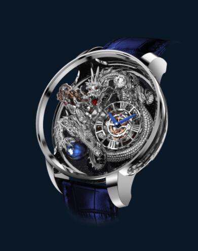 Jacob and Co Astronomia Replica Watch ASTRONOMIA TOURBILLON DRAGON PAVE AT102.30.DR.UA.A