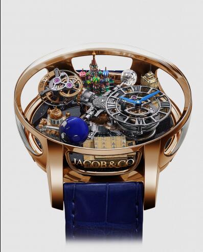 Jacob and Co Astronomia Replica Watch Astronomia Tourbillon Art Moscow Rose Gold AT102.40.AA.UA.A