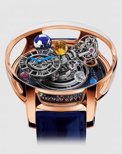 Replica Jacob Co Astronomia Tourbillon Typhoon Speed Up Rotation Watch AT103.40.AA.AA.A