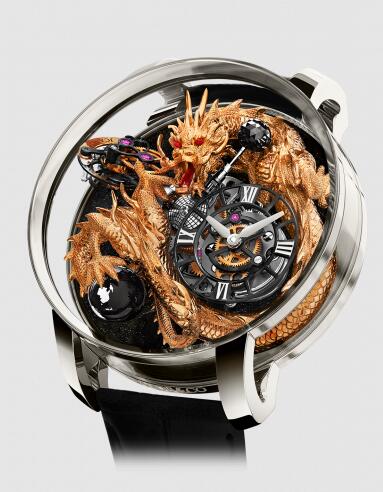 Jacob and Co Astronomia Replica Watch Astronomia Black Dragon White Gold AT112.30.DR.UA.A