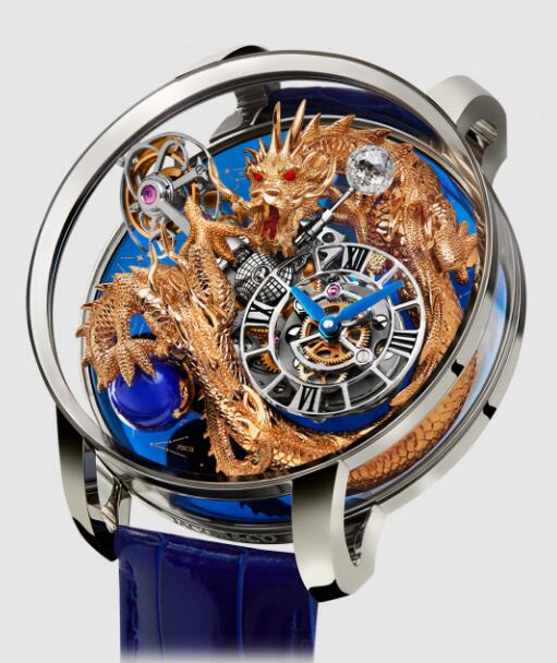 Jacob and Co Astronomia Replica Watch Astronomia Art Dragon Platinum Sky AT112.60.DR.UA.ABALA