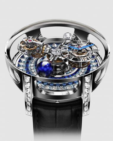 Replica Jacob and Co Astronomia Tourbillon 3D Gem-Set Dial Watch AT800.30.BD.UI.B