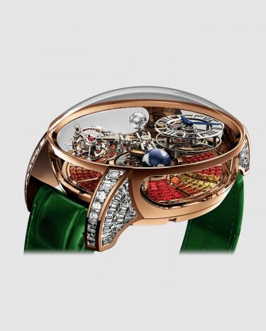 Replica Jacob and Co Astronomia Tourbillon Multi-color Sapphires Watch AT800.40.BD.UB.B