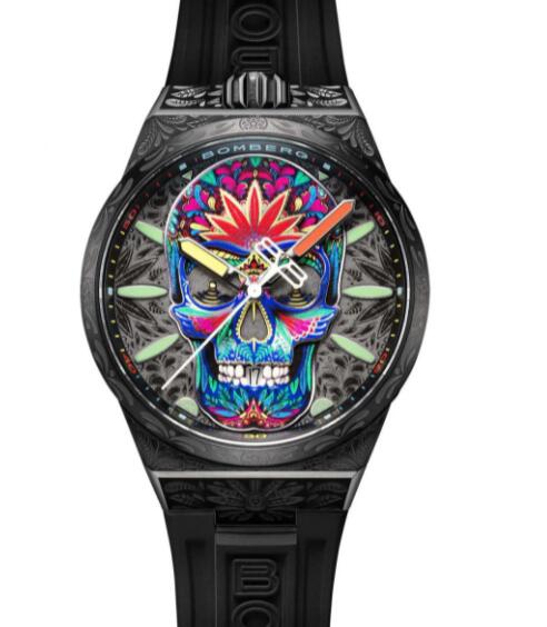 Bomberg BOLT-68 Neo Tattooed Skull Replica Watch BF43H3PBA.07-1.12