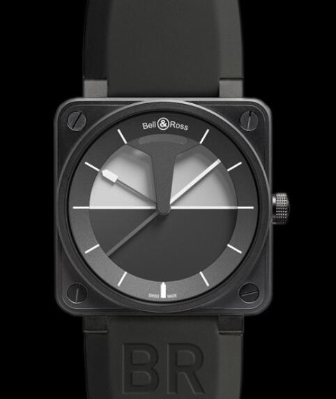 Bell & Ross Replica Watch BR 01 Horizon AVIATION BR0192-HORIZON Balck PVD Steel