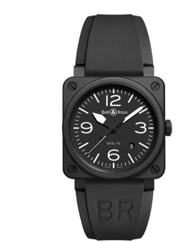 Replica Bell and Ross BR 03-92 CERAMIC Watch BR 03-92 BLACK MATTE BR0392-BL-CE