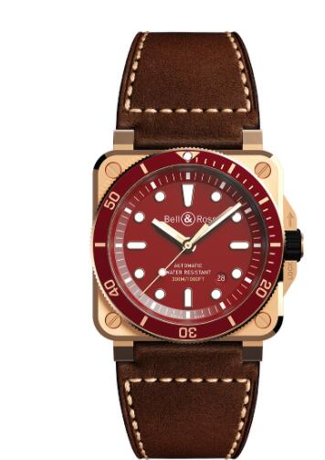 Bell and Ross Replica Watch BR 03-92 DIVER RED BRONZE BR0392-D-R-BR/SCA