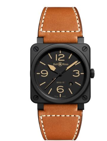 Bell & Ross Replica Watch BR 03-92 Heritage AVIATION BR0392-HERITAGE Matte Black PVD Steel