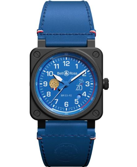 Bell & Ross BR 03-92 Patrouille de France 70th Anniversary Replica Watch BR0392-PAF7-CE/SCA