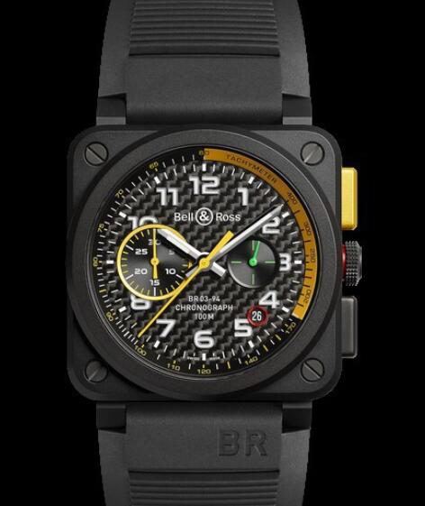 Bell & Ross INSTRUMENTS Replica Watch BR 03-94 R.S.17 BR0394-RS17 Ceramic - Rubber Strap