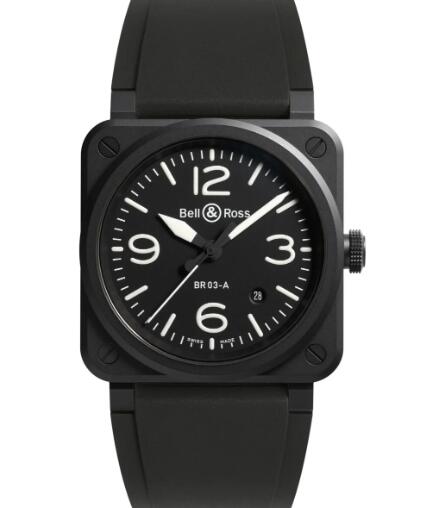 Bell & Ross BR03 Black Matte Replica Watch BR03A-BL-CE/SRB