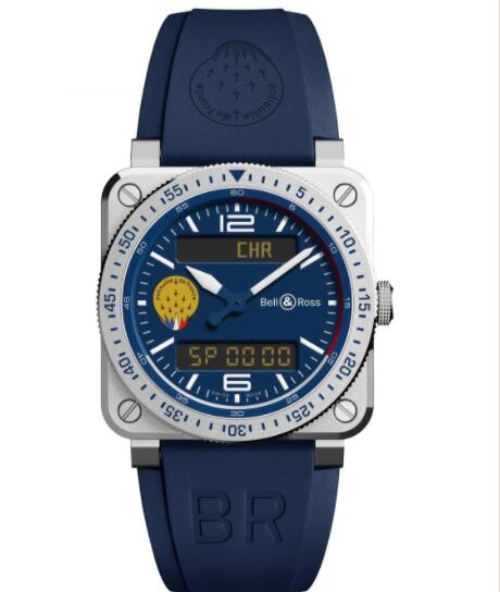 Bell & Ross BR 03 Type A Patrouille de France replica watch BR03AD-BBR-ST/SRB