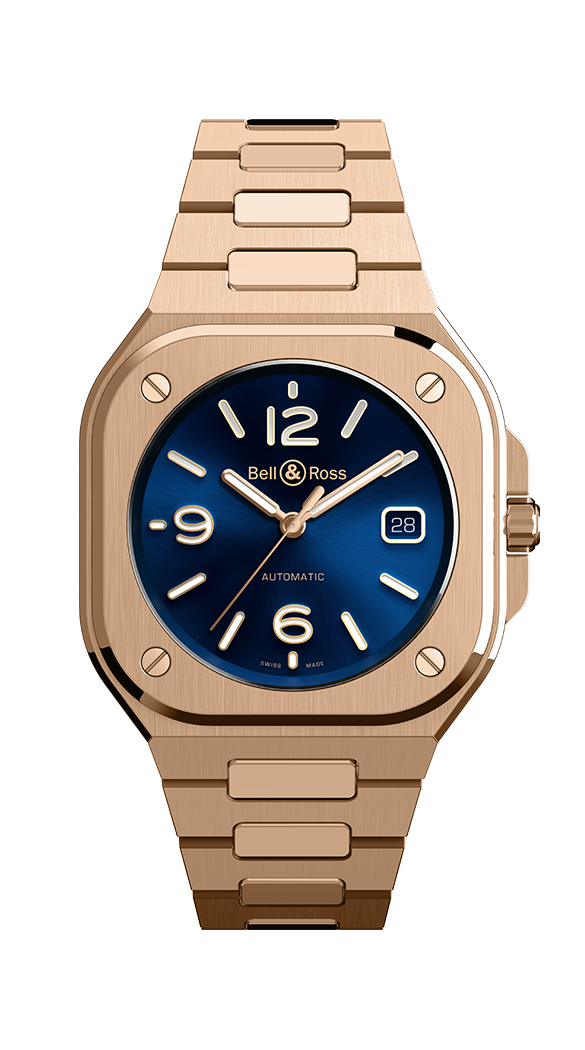 Bell and Ross BR 05 BLUE GOLD Replica Watch BR05A-BLU-PG/SPG