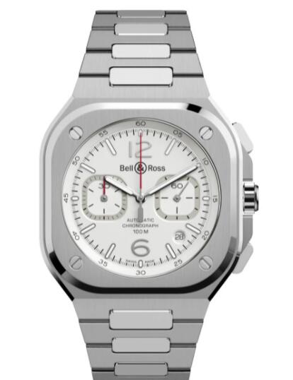 Bell & Ross BR 05 Chrono White Hawk Replica Watch BR05C-SI-ST/SST