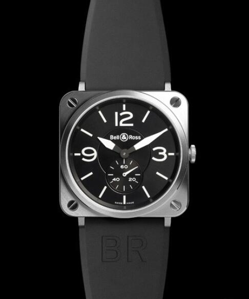 Bell & Ross Replica Watch BR S Steel AVIATION BRS-BL-ST/SRB Polished Steel