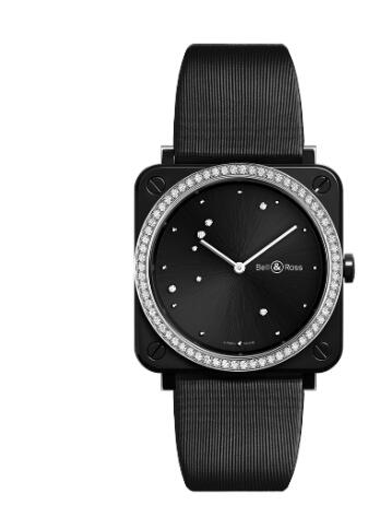 Replica Bell an Ross BR S QUARTZ Watch BR S BLACK DIAMOND EAGLE DIAMONDS BRS-EBL-CE-LGD/SCA