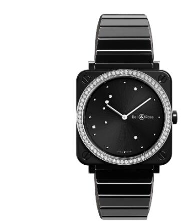 Replica Bell an Ross BR S QUARTZ Watch BR S BLACK DIAMOND EAGLE DIAMONDS BRS-EBL-CE-LGD/SCE