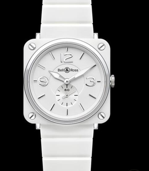 Bell & Ross Replica Watch AVIATION BR S White Ceramic BRS-WH-CERAMIC/SCE White Ceramic - White Ceramic Bracelet