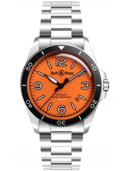 Bell and Ross BR V2-92 ORANGE Replica Watch BRV292-O-ST/SST