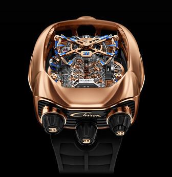 Jacob & Co. Bugatti Chiron Tourbillon Rose Gold BU200.20.AE.AB.ABRUA Replica Watch