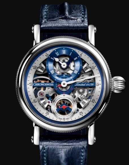 Chronoswiss Flying Grand Regulator Skeleton Replica Watch CH-6723S-BLSIB