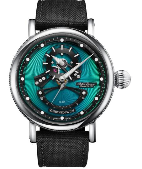 Chronoswiss Open Gear ReSec Paraiba Replica Watch CH-6923-TUBK