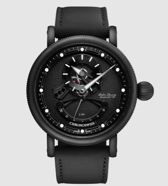 Chronoswiss Open Gear ReSec Black Ice Replica Watch CH-6925M-BKBK