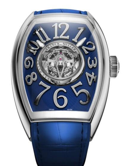 Franck Muller Grand Central Cintrée Curvex Replica Watch CX-40-T-CTR-AC-AC-cdbleu-OG