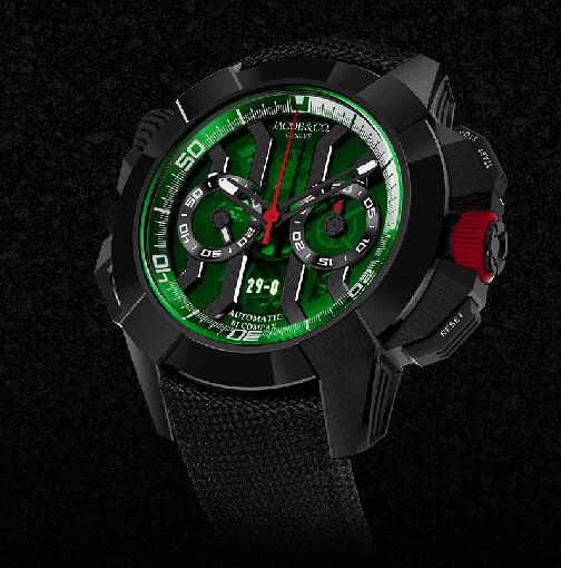 Replica Jacob & Co. Epic X Chrono Black Khabib Watch EC323.21.AA.AA.A